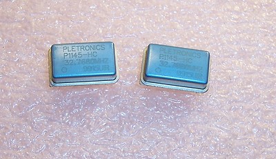 QTY (10) 32.768Mhz FULL SIZE OSCILLATORS 5V CMOS P1145HC-32.7680MHz PLETRONICS