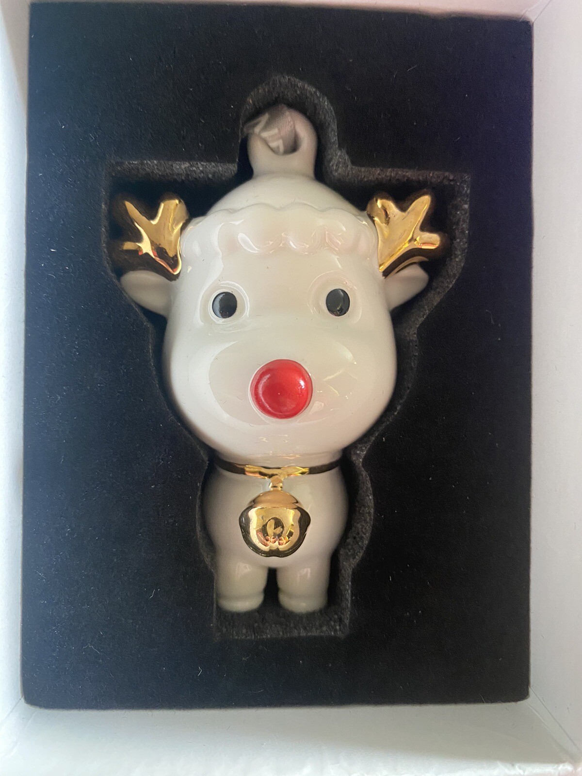 PANDORA Limited Edition Porcelain Christmas Tree Reindeer Ornament 2022