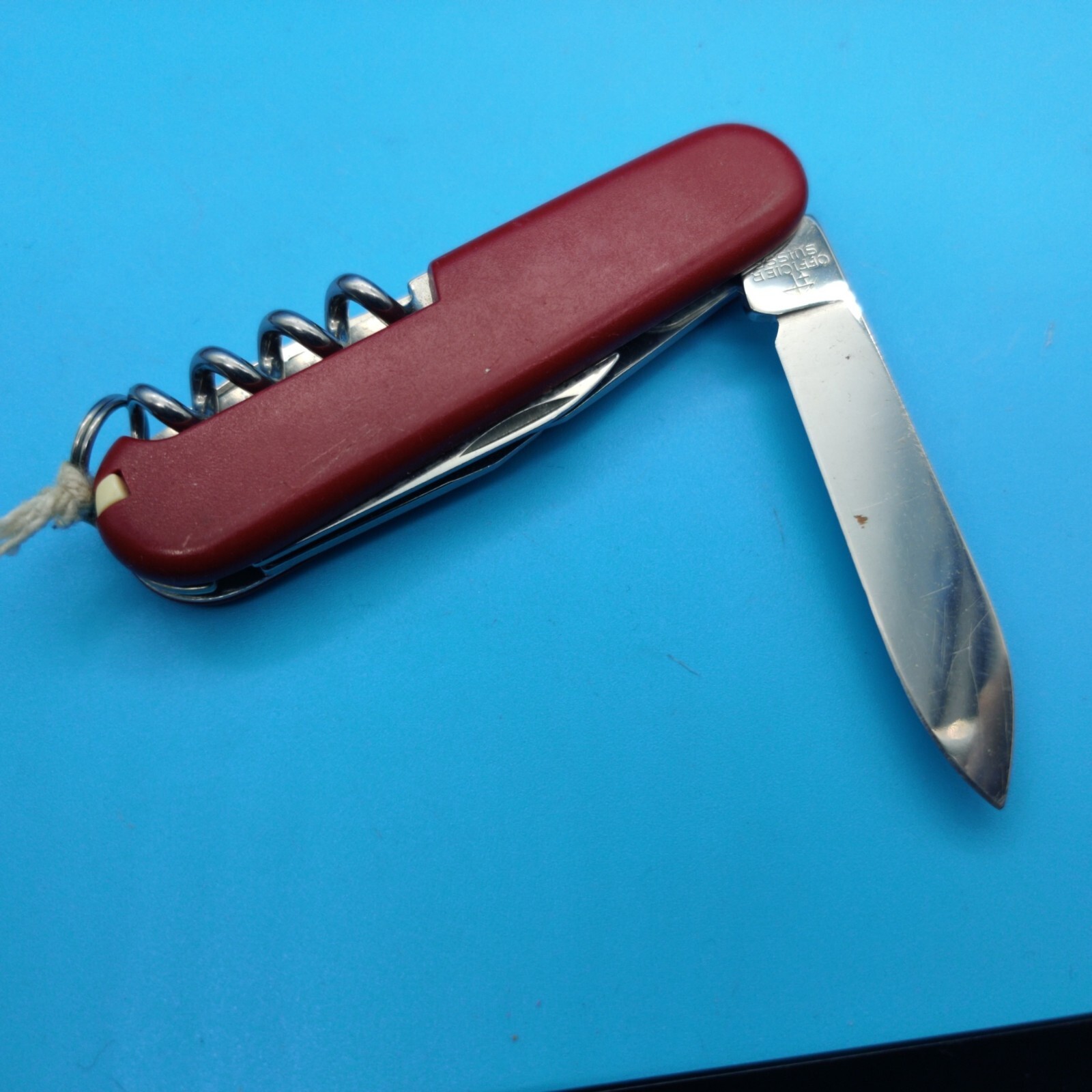 USED Victorinox Swiss Army Knife Sportsman 84mm Red b eBay
