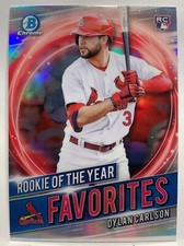 Dylan Carlson 2021 Bowman Chrome Rookie of the Year Favorites #RRY-DC Cardinals