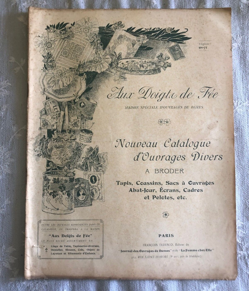 Antique French Ladies Store Catalogue for Journal des Ouvrages de