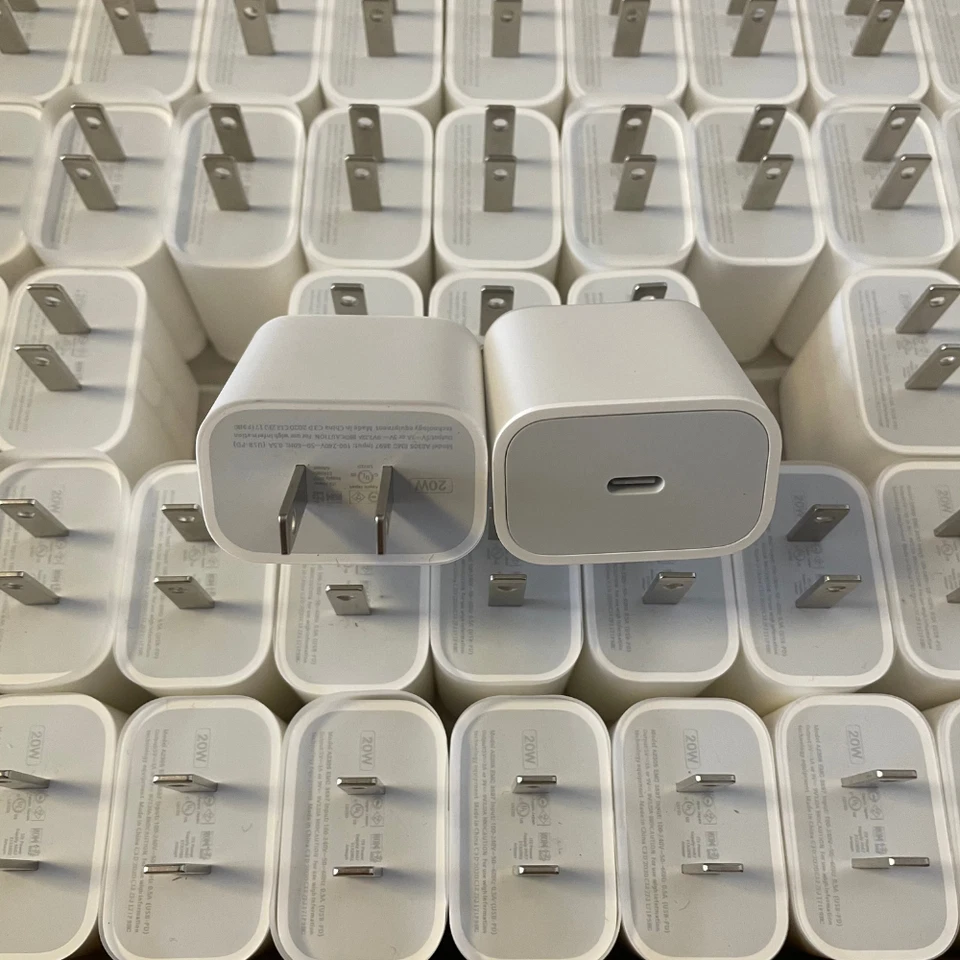 For iPhone iPad Android Fast Charger Block 20W Type-C USB C Power Adapter Lot - Image 2 of 4