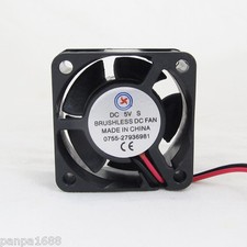 10pcs Brushless DC Cooling Fan 40x40x20mm 4020 5 blades 5V 2pin 2.54 Connector