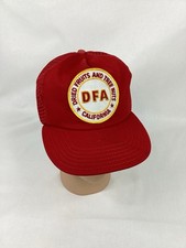 Farm Crop Service Hat Cap VINTAGE Trucker Style Dried Fruits and Tree Nuts OSFM