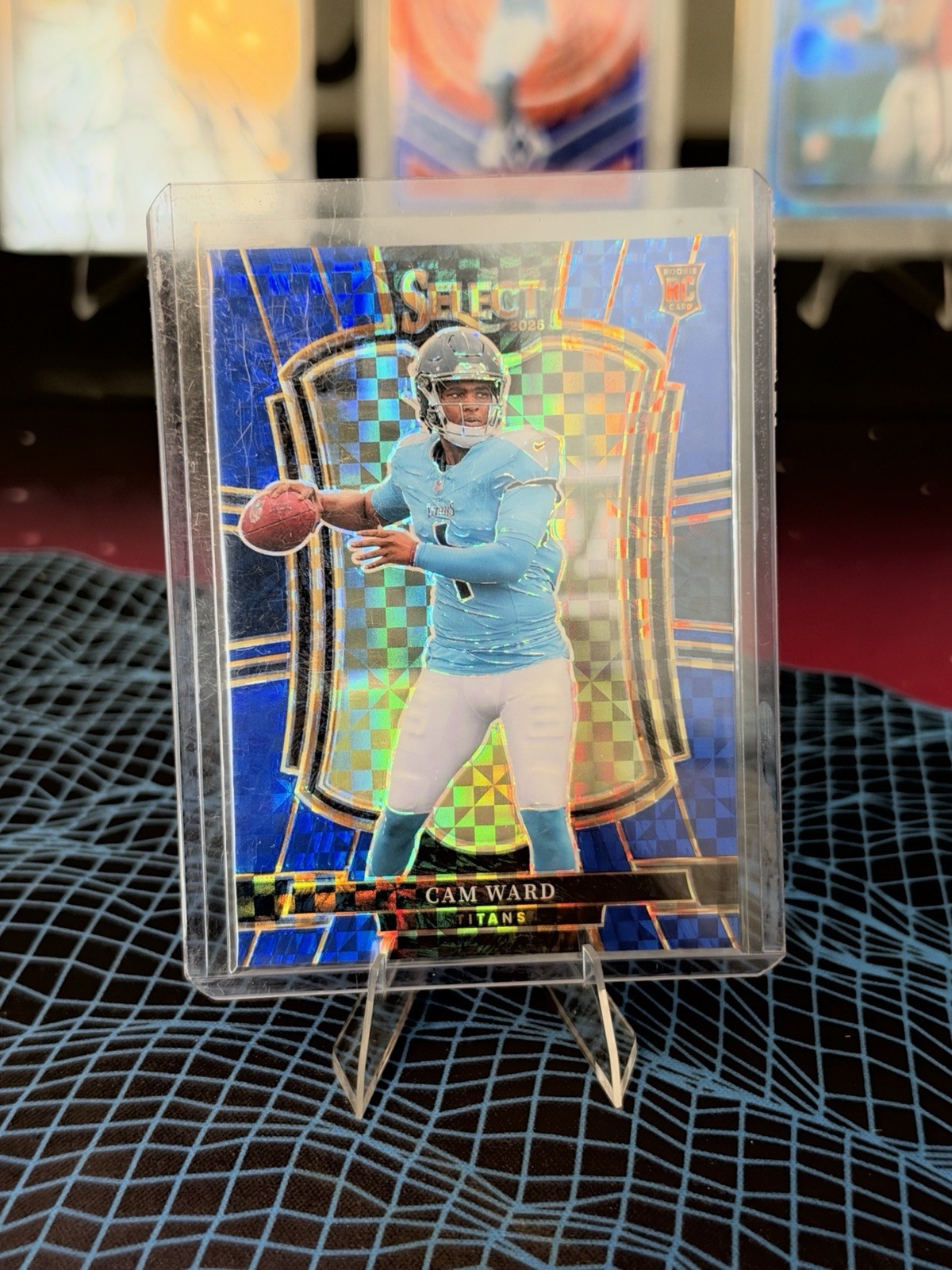 2025 Panini Select - Premier Level Cam Ward #126 Blue Prizm /175 (RC)