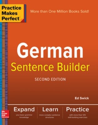 PRACTICE MAKES PERFECT GERMAN SENTENCE B by SWICK Paperback Self Help Business