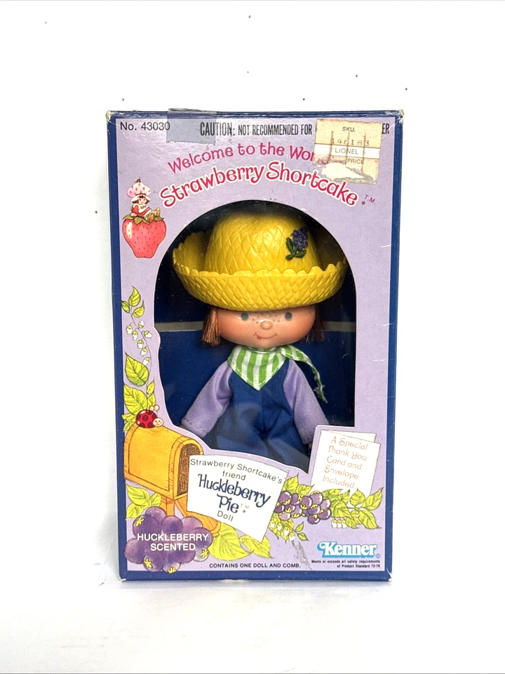 🤩🍰NUEVO, Raro 1ª Edición Fresa Pastel Corto Huckleberry Pie Muñeca! Foto 2 de 4