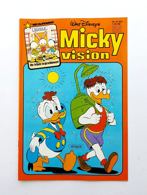 Ehapa - Walt Disney's Mickey Vision 8 / 1982 - Excellent Condition with Stickers / Z1