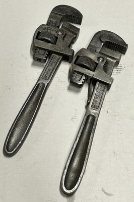Pair of Vintage Adjustable Wrenches/Pipe Wrenches - Dunlap & STILLSON