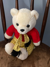Vintage Playmakers Rupert the Bear 11ins Plush Soft Toy