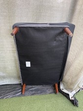 Grey Click-Clack Sofa Bed. Easy Double. Small Couch. Spare room chair.