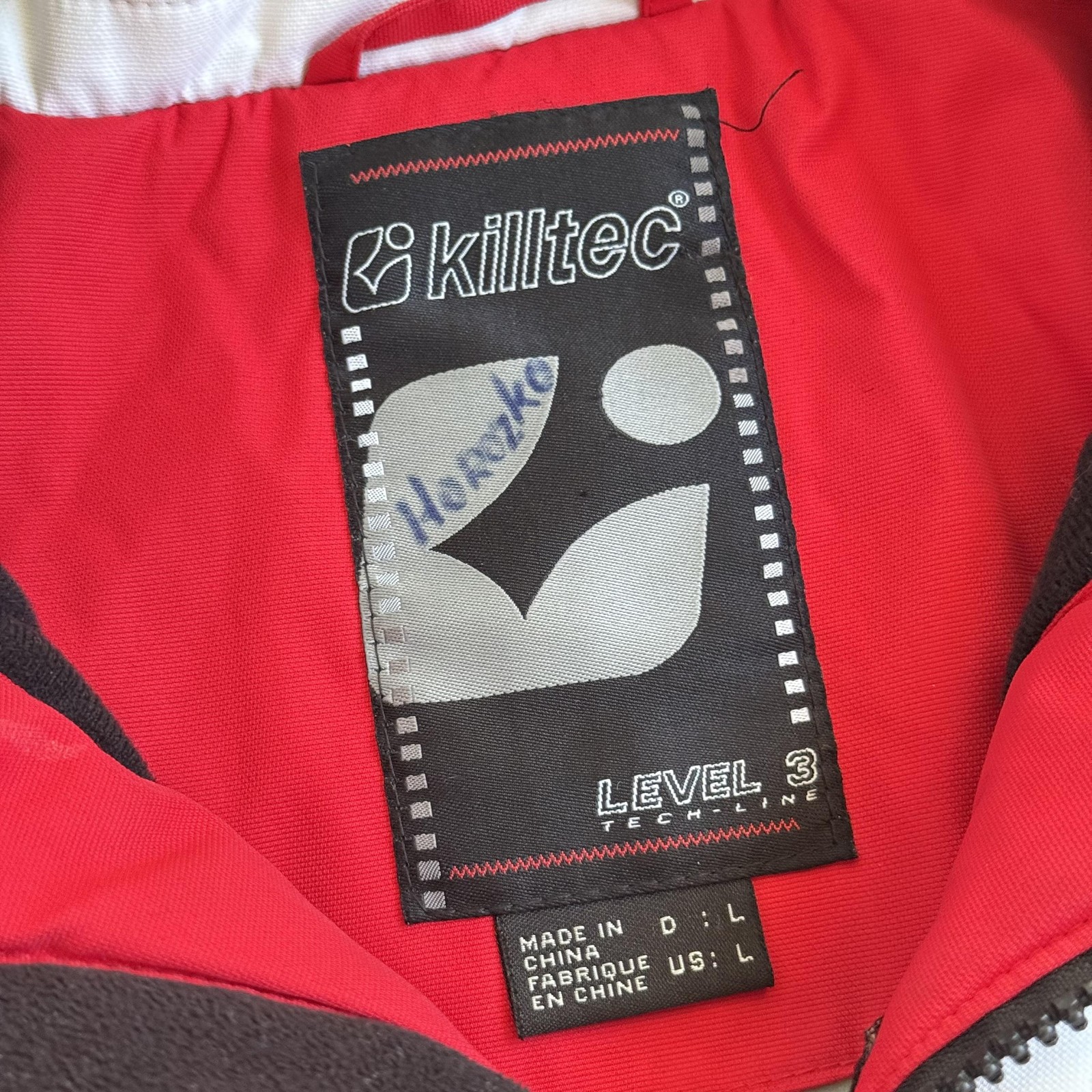 Killtec Level 3 Techline Jacket Mens Large Red Wh… - image 6