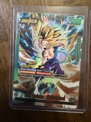 Dragon Ball Super Fusion World ALT ART Leader FB01-071 Son Gohan