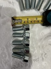 Original OEM Bentley Continental GTC Alloy Wheels Bolts x 20 M14 X  50 MM Long