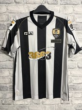 Notts County Football Shirt 2012 2013 Retro Classic Fila Medium