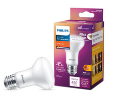 Philips Led Dimmable R20 Soft White Light Bulb With Warm Glow Effect 450-lumen