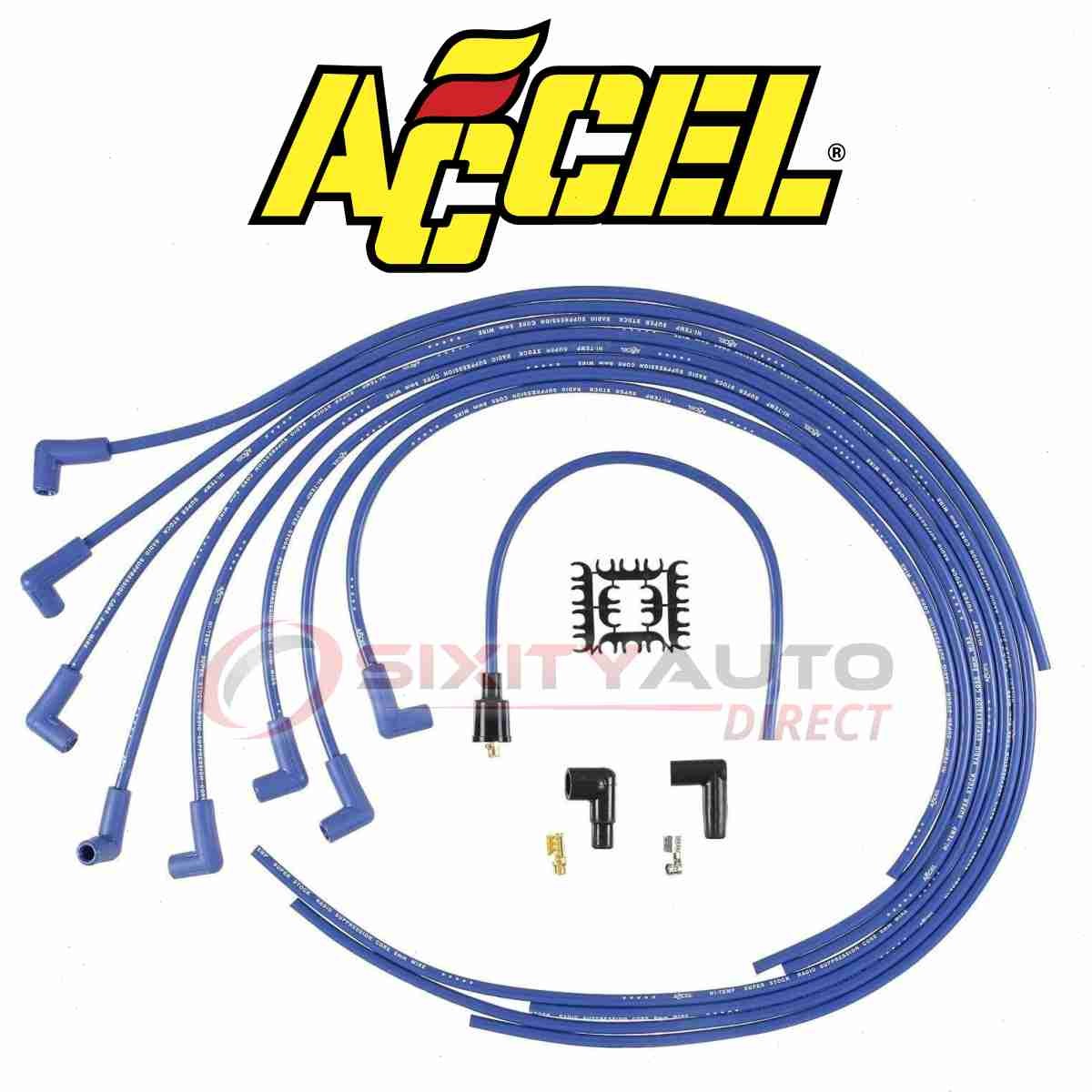 ACCEL Spark Plug Wire Set for 1968-1974 Dodge D200 Pickup 6.3L 6.6L 7.2L V8 dy