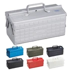 TOYO 2-tier steel toolbox ST-350 Silver