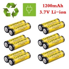2-100PCS 3.7V AA 14500 Battery Lithium Rechargeable Batteries for Flashlight Lot