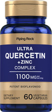 Quercetin Complex  60 Capsules  With Zinc  Non-GMO  by Piping Rock