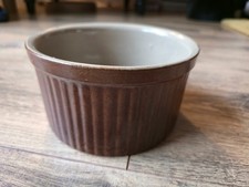 Pearsons Chesterfield Stoneware Pie Dish Brown Oval Dish 16cm x 8cm