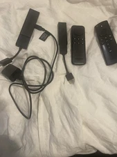 Lot 2 Amazon Fire TV Stick Streaming Devices CE0700 CE0984 W Remote & 1 Voice