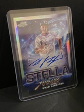 2025 Topps Cosmic Chrome Stella Nova Autograph Variation Wyatt Langford SNA-WL