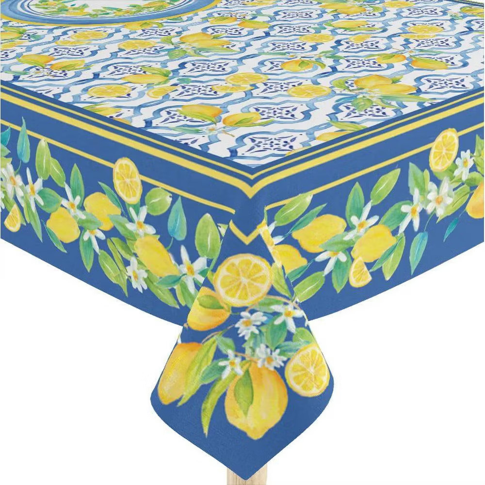 Laural Home Lovely Lemons 70 x 144 Rectangle cloth 24490₽