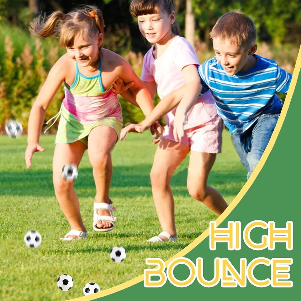 30 pelotas hinchables, pelotas de rebote de fútbol, pelota de fútbol de goma de rebote alto... Foto 4 de 4