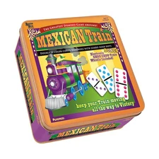 New - Puremco Mexican Train Double 12 Color Dot Dominoes - Professional Size