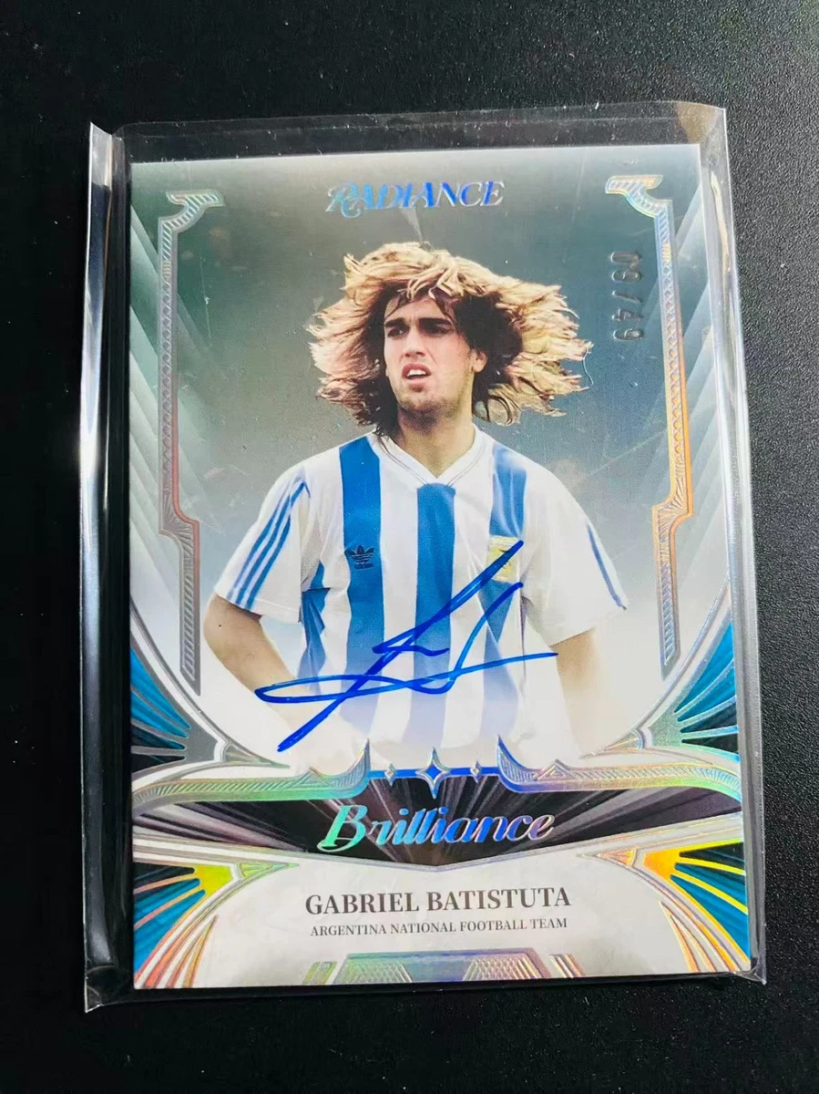 25+ Gabriel Batistuta Soccer Autographed Sports Trading Cards