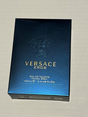 Versace Eros Men Eau de Toilette Spray 3.4 fl oz (100ml) New