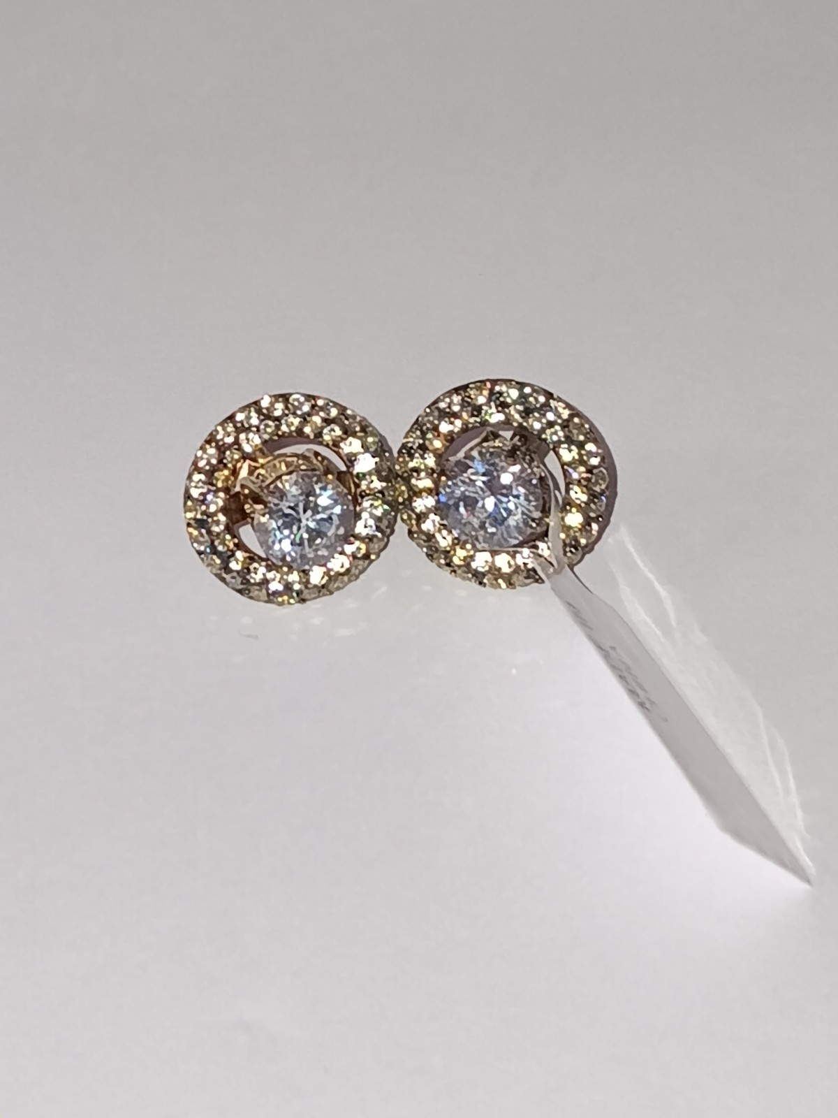 NOS CWE 925 Cz NF Vintage Style Earrings