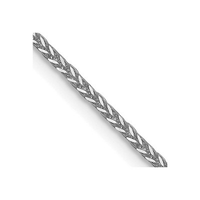 14k Weißgold D/c Quadra Weizen 1mm 16-24''