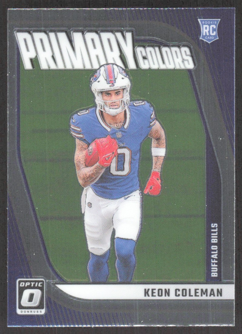 2024 Donruss Optic Rookie Primary Colors Keon Coleman Rookie Buffalo Bills #10