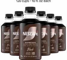 NESCAF  Espresso Concentrate Black Instant Coffee 100 Arabica 6x10 fl oz