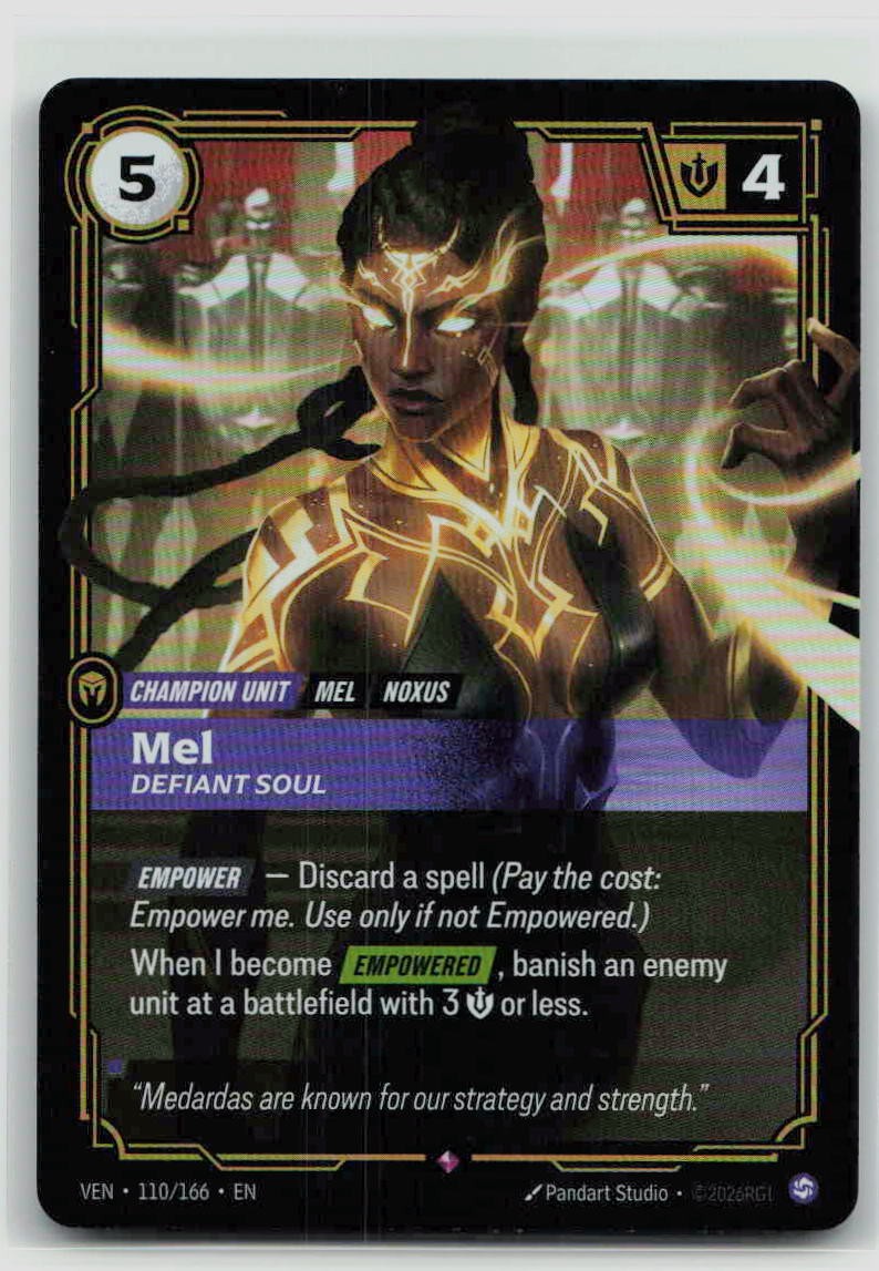 Mel, Defiant Soul 110/166 NM Foil