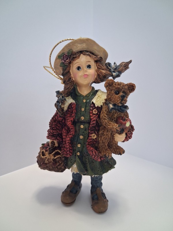 Boyds Bears Yesterday's Child Ornament Candice with Matthew 25851 Box COA
