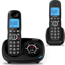 Image of Alcatel XL595 Voice Duo - 2 Cordless Handsets with Answer Machine - Landline Cor