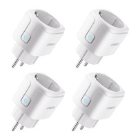 Smart Steckdose, 16A Smart Home Wlan Steckdose Mit Strommessung, Alexa Socket Fu