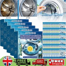 20~100 Pieces Finally Fresh Washing Machine Cleaner White Count Powder Tablets