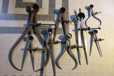 Caliper set of 8 internal and external prior owned