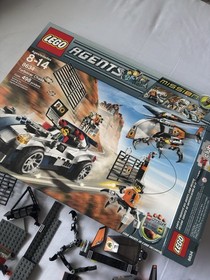 LEGO Agents Misson 5 Turbocar Chase 8634 Missing Pieces Original Box And Manual