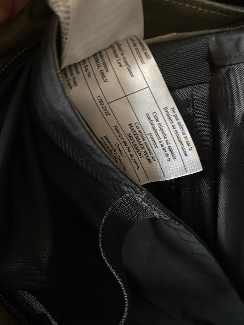 Arc'teryx Olive Backpack Flap Closure Adjustable Straps Used JAPAN thumbnail 10