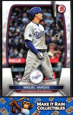 Miguel Vargas 2023 Bowman #88 Los Angeles Dodgers Rookie RC