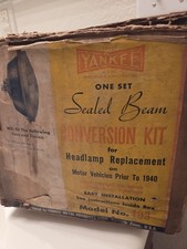 Nos Original 1930s 1940s Yankee Headlight Conversion Kit Gm Ford Hudson Chevy