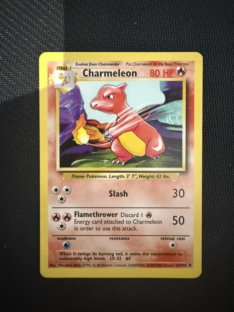 Charmeleon Pokémon TCG Base Set Individual Collectable Card Game