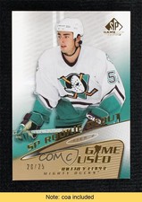 2003 SP Game Used Edition Rookie Debut Gold 20/25 Tier 2 Joffrey Lupul #83 h1f