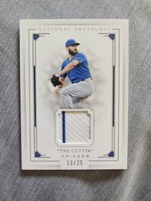Jake Arrieta 2016 National Treasures Variation Game Worn Jersey (#13/25)