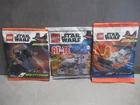 Lego Star Wars Figure | 3x Vehicles / Spaceships | New & in Polybag